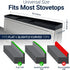 6 Silicone Magnetic Over the Stove Shelf for Back of Stove - Magnetic Stove Top Shelf and Over Stove Shelf, Over Oven