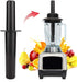Blender Tamper Stick, Replacement Plunger Tool for Cooking Machine, Plastic Muddler for Blender Mixer 24cm