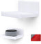 5.4" Adhesive Small Floating Shelf for Speakers, Books, Plants, Cameras, Toys, Decor