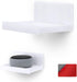 5.4" Adhesive Small Floating Shelf for Speakers, Books, Plants, Cameras, Toys, Decor