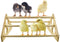 Vehomy Chicken Perch Wood Stand with Holes Chick Stand Trainning Perch Hen Roost