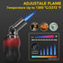 TBTeek Torch Lighter, Portable Kitchen Torch with 45° Rotatable Head, Adjustable Flame, Refillable Butane Torch Lighter
