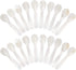 Set of Caviar Spoons Shell Spoon - Mother of Pearl Caviar Spoons for Serving Caviar, Egg, Ice Cream (20 Pieces)