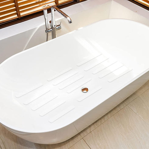 Kyerivs Strips,48pcs Anti-Slip Safety Shower Treads Stickers, Bathtub Non Slip Stickers, Anti Skid Tape