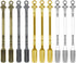 10 PCS Mini Spoon Shovel Alloy Tableware Charm, Tiny Shovel Spoon for Necklace DIY Craft Jewelry Making Keychain