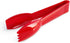 New Star Foodservice 35605 Utility Tong, High Heat Plastic, Straight Edge, 6 Inch, Set of 12, Red