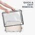 kwmobile Cover Compatible with Smeg TSF01CREU, TPU Case for Bread Toaster Machine, Transparent/Black