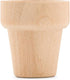 Woodpeckers Mini Wood Flower Pot 5/8-inch x 9/16-inch, Pack of 24 Unfinished Mini Flower Pots