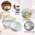 TeamFar Cake Pan Set of 2 - 8 Inch Round Tier Tins Set Stainless Steel, Healthy & Heavy Duty, Easy Clean, Dishwasher