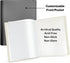 CRANBURY Art Portfolio Binder, 9x12 Black with 24 Clear Sleeves, Displays 48 Pages