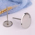 6Pcs Cake Flower Nail Trays Holder Stainless Steel Cake Decorating Supplies Flower Lifters for Icing Flowers Decoration Cake Baking DIY Tools, 2 Size (Silver)