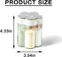 2pcs Travel Spice Container 5 in 1Portable Camping Seasoning Shaker Clear Plastic Condiment Bottle for Travel Camper, Hiking, BBQ, Picnicn.