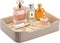 KINGFOM Prefume Tray, PU Leather Valet Tray Nightstand Organizer Trays for Men