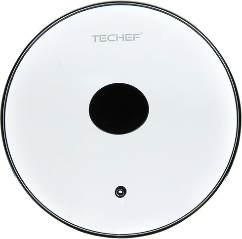 TECHEF 8 Inch Tempered Glass Lid for Frying Pans and Pots, Stainless Steel Rim, Oven & Dishwasher Safe