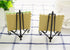 Artliving 3.5 Inch Black Mini Iron Stand Cookie Holder Display Easels, 4 Pack for Weddings, Birthday Party