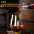 3-in-1 Stainless Steel Wine Chiller with Wine Aerator and Wine Pourer, Wine Chiller Stick Wine Chiller Rod Fits in all Standard-sized Bottles, for Wine Accessories Wine Lover Christmas Gifts by DERGUAM