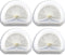 Improvedhand VLPF10 Filter Replacement, 4 Pack Compatible with Black and Decker Dustbuster Hand Vacuum Model # HLVA315J