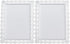 2Pcs Rectangle Iron Cupcake Serving Tray, White Dessert Plates for Party, Anniversary, Wedding, Christmas