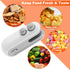 Mini Bag Sealer, USB-C Rechargeable 2 in 1 Heat Sealer with Cutter, Portable Resealer for Food Storage