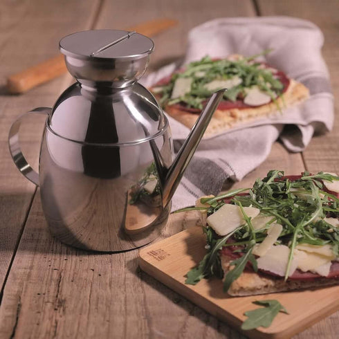 Olive Oil Pourer with Handle and Spout - Oil and Vinegar Dispenser by Olipac - 700ml