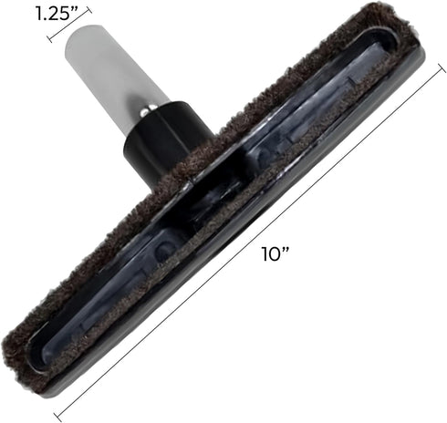 Hardwood Eureka & Universal Vacuum Cleaner Floor Brush, 1 ¼ inch (32mm) Inner Diameter, 10” Wide