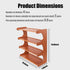 Eloplzxe 4 Closet,Small Closet 18.897.4819.3inch Shoe Rack,Small Tier Shoe Organizer Storage Shelf,Bamboo Narrow Shoe