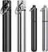 4 Pieces Metal Toothpick Holder, Aluminum Waterproof Case with Keychain, Portable Pocket Toothpick Container, Silver