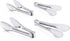 4 Pack Buffet Tongs - Stainless Steel Serving Tongs, 7 Inch and 9 Inch Serving Utensils