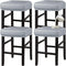 HFCNMY Stool Covers Rectangle,Stretch Waterproof PU Rectangle Bar Stool Covers Vanity Stool Cover