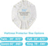 BedTreat Waterproof Mattress Protector Full Size Bed Cooling Mattress Cover, Breathable Noiseless Washable Bed Pad
