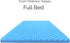 Airflow Foam Mattress Topper, Egg Crate Foam Pad, Hospital Mattress Pad for Support and Pressure Relief (Full)