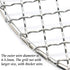 Barbecue Grids Grill Wire Cooling Racks for Oven Use, Dia 11" Stainless Round Cooking Racks for Barbecue