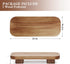 Farmhouse Wood Tray, Rustic Wooden Pedestal 12 * 5.5 * 2 inches for Kitchen Counter and Bathroom Decor
