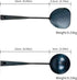 ZhenSanHuan Chinese Traditional HandMade Iron Spatula & Ladle Wok Tool Set, Long Wok Utensils