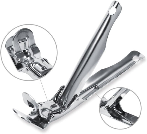 ViaGasaFamido Bowl Clip - Food Tongs, Iron, Polished, Modern, 20.5cm, 1 Piece, Dishwasher Safe