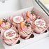 200 Pieces Tulip Cupcake Muffin Liners Greaseproof Paper Baking Cups Cupcake Wrappers for Birthday Wedding Party Baby Showers Catering Restaurants(Pink) by REDANHA