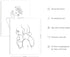 RipGrip Minimalist Line Art Prints Set of 4, Aesthetic Black and White Wall Art Painting (Unframed, 11x14)