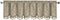 Elrene Home Fashions Mia Jacquard Scroll Blackout Valance, 52" x 19" (1 Valance)
