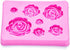 2PCS Rose Flowers Silicone Molds - Cake Chocolate Mold Wedding Cake Decorating Tools
