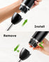 Sangcon Immersion Blender Handheld, 3-in-1 Electric Blender, 400W Stick Blender with Whisk, Milk Frother Attachments,