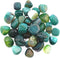 Hilitchi Green Agate Stone Tumbled Stones for Plants, Cacti & Succulents Bedding, 1lb (455g) Bag