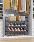 Closet, 27.6" Kitsure Shoe Rack for Sturdy Shoe Storage for Entryway, Space-Saving Shoe Rack Small and Shoe Shelf
