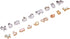 Fox Run Mini Animal Cookie Cutters, Metallic, 0.75 x 1.5 x 1 inches