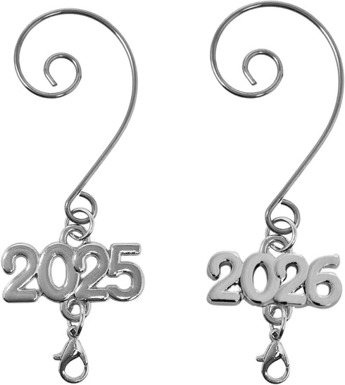 Graduation Christmas Photo Ornament - Dated Charms for 2025 & 2026 - Graduation Hat Design with Storage Bag
