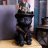 Nemesis Now Cogsmith's Steampunk Cat, Hand-Painted Black Cat Figurine with Leather Top Hat, 18.5cm