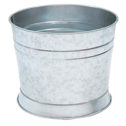 TableCraft BDGTUB Galvanized Beverage Tub/Base - 1.75 Gal Capacity, Multi-Functional Riser for Dispensers and Platters