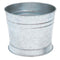 TableCraft BDGTUB Galvanized Beverage Tub/Base - 1.75 Gal Capacity, Multi-Functional Riser for Dispensers and Platters