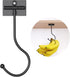 Josmimic Counter 13 LB, Under Cabinet Banana Hook Foldable - Adhesive Banana Holder, Foldable with Magnets When Not