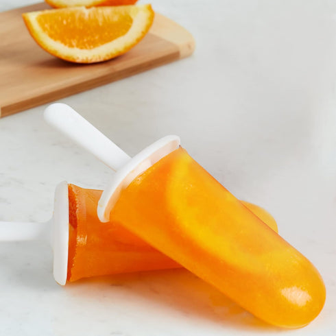 Zoku Classic Pop Molds, 6 Easy-release Popsicle Molds with Sticks and Drip-guards
