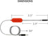 Tenergy Stainless Steel Probe for Solis Smart Food Thermometer, 2 Pack
